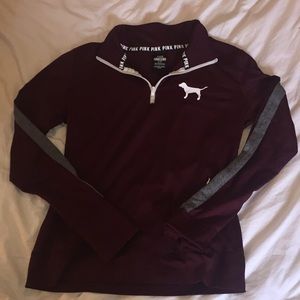 VS PINK ULTIMATE HALF ZIP